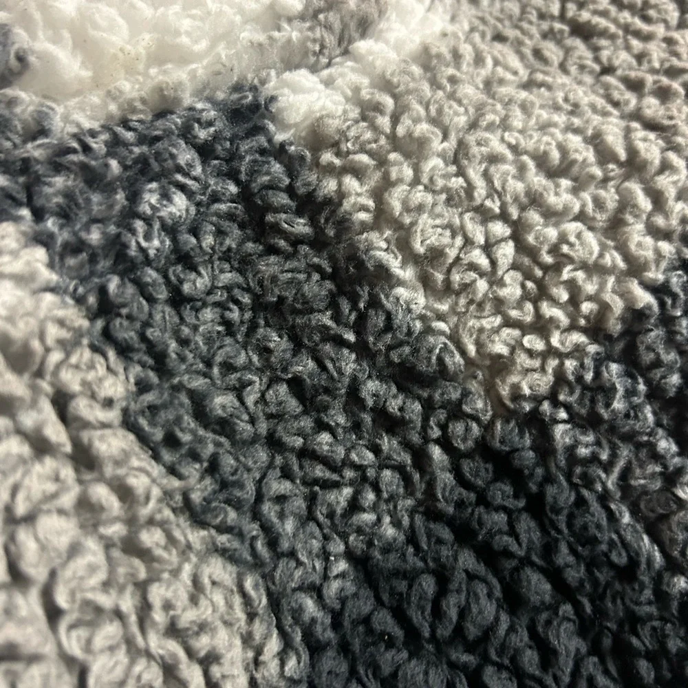 Berkshire Blanket & Home Co. Sherpa Buffalo Plaid Cape Wrap NWT - Picture 6 of 10